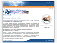 Tablet Screenshot of phillipsservices.net